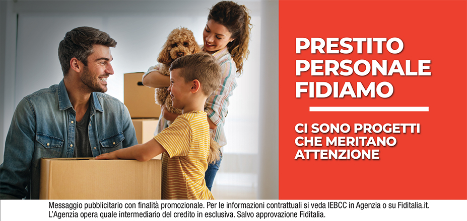 SOLUZIONI FINANZIARIE DI BREGA MASCIA Fiditalia | JESI, Ancona | Prestito Personale Fidiamo - Ti aspettiamo per realizzare i tuoi progetti. Messaggio pubblicitario con finalità promozionale. Per le informazioni contrattuali si veda IEBCC in Agenzia o su Fiditalia.it. L’Agenzia opera quale intermediario del credito in esclusiva. Salvo approvazione Fiditalia.